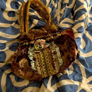 Renaissance style handmade purse from England. Very romantic & has lots of room